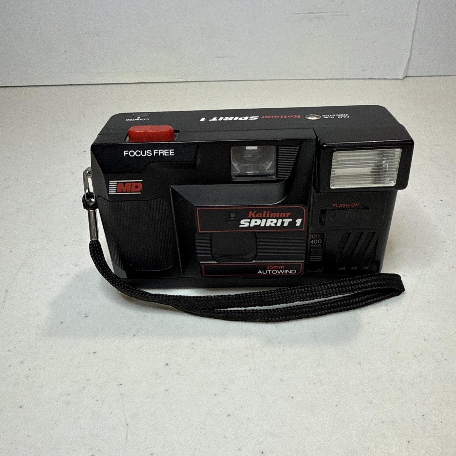 Vintage Kalimar Spirit 1 Camera 35mm Film Point Shoot Flash Motorized Autowind