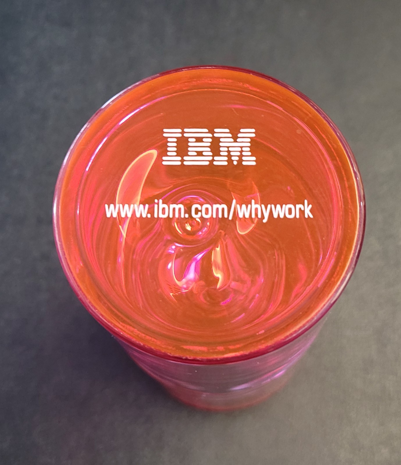 IBM Promotional Recruiting Swag - Liquid Timer - Whywork - 5 Inches Tall