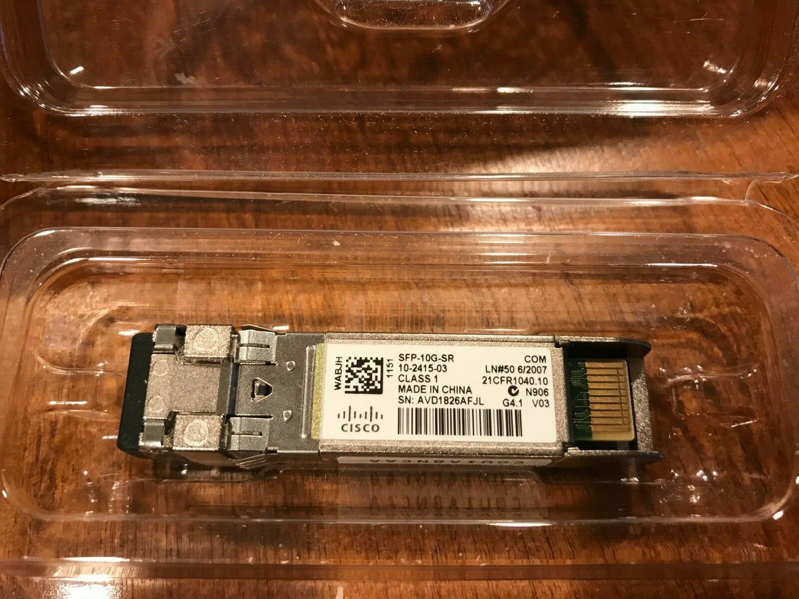 1pc of Genuine Cisco 10Gb 10-2415-03 V03 SFP-10G-SR SFP+ Transceiver 90days WRTY