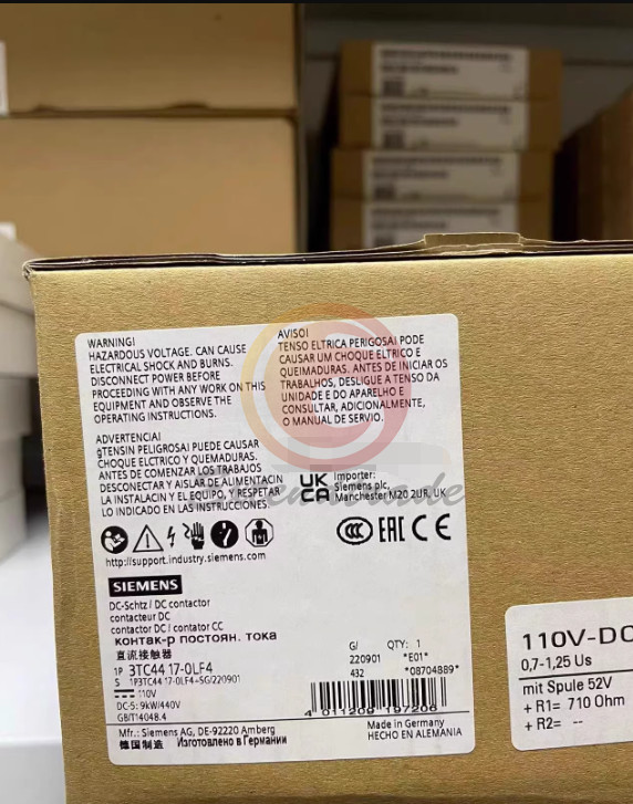 ONE NEW Siemens Contactor 3TC4417-0LF4