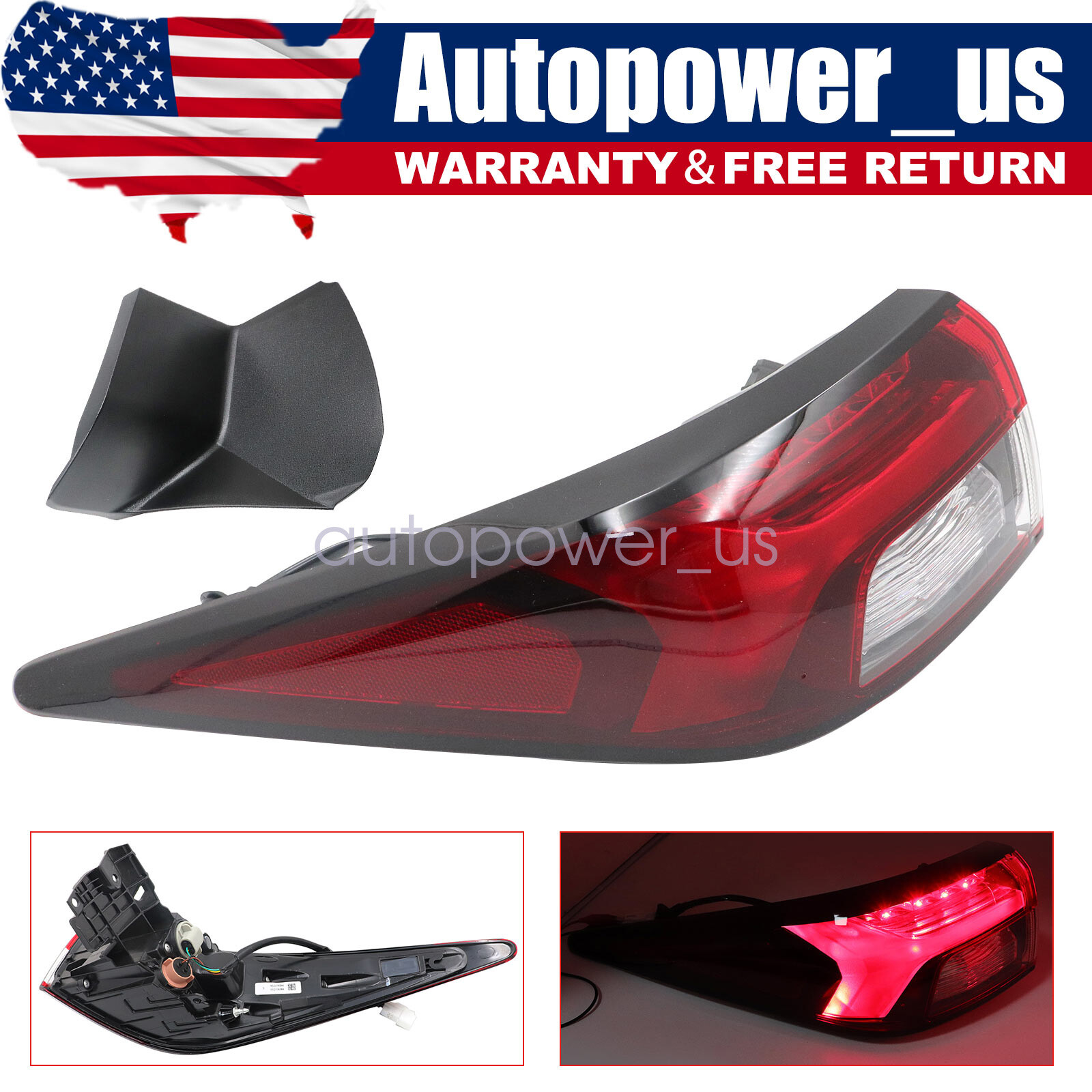 For 2022 2023 2024 Mitsubishi Outlander Driver Side Tail Light Lamp LED 8330B183