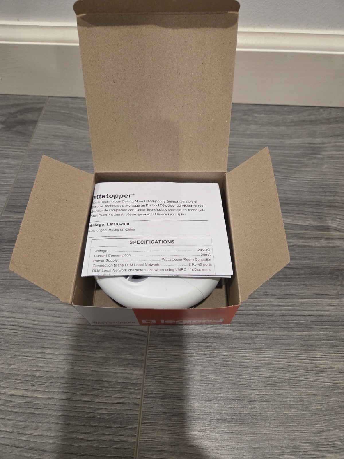 Wattstopper LMDC-100 Dual Technology 24 Volt Digital Occupancy Sensor - White