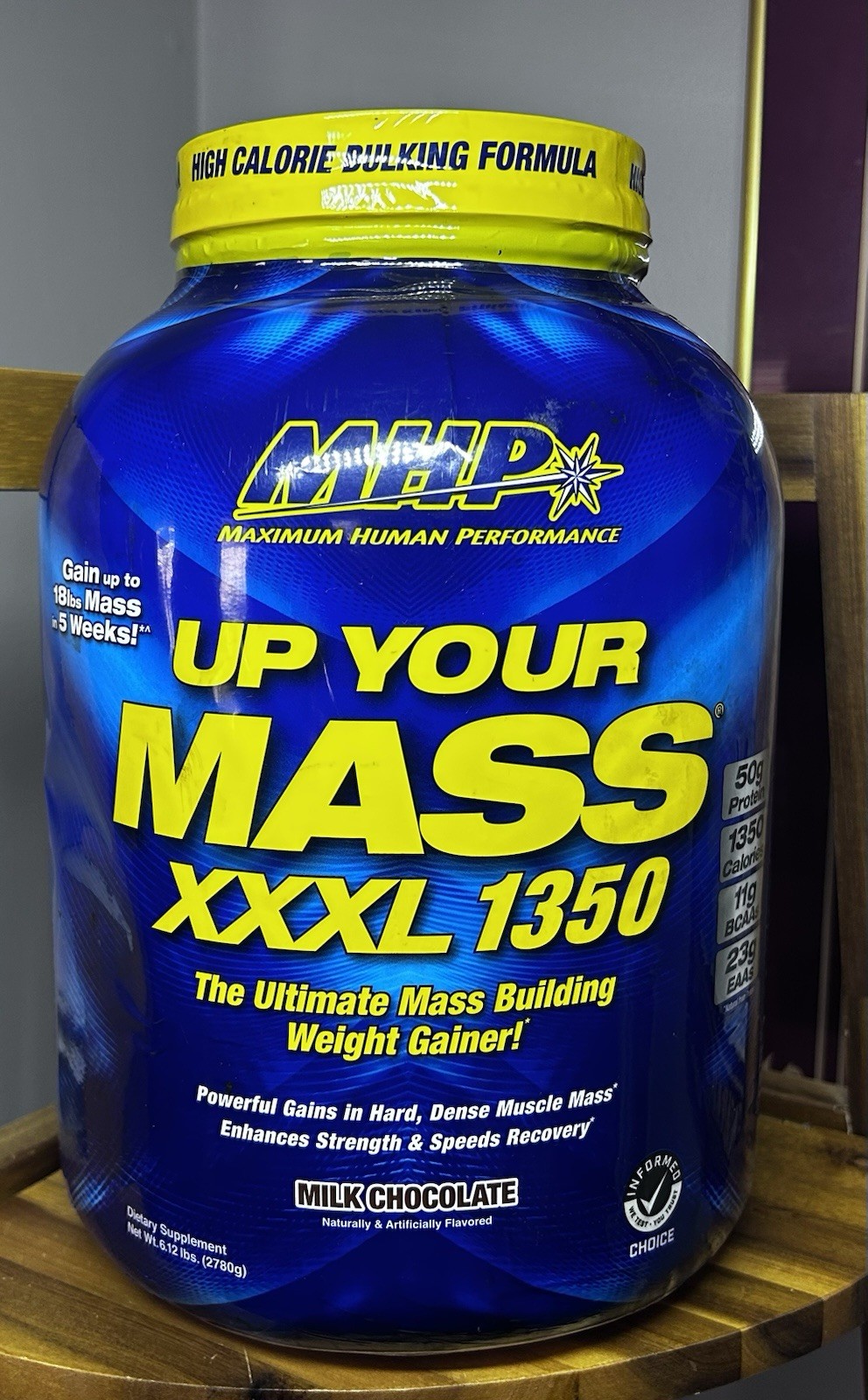 Up Your Mass XXXL 1350, Milk Chocolate, 6.12 lbs (2,780 g)- Exp 01/2028-SEALED