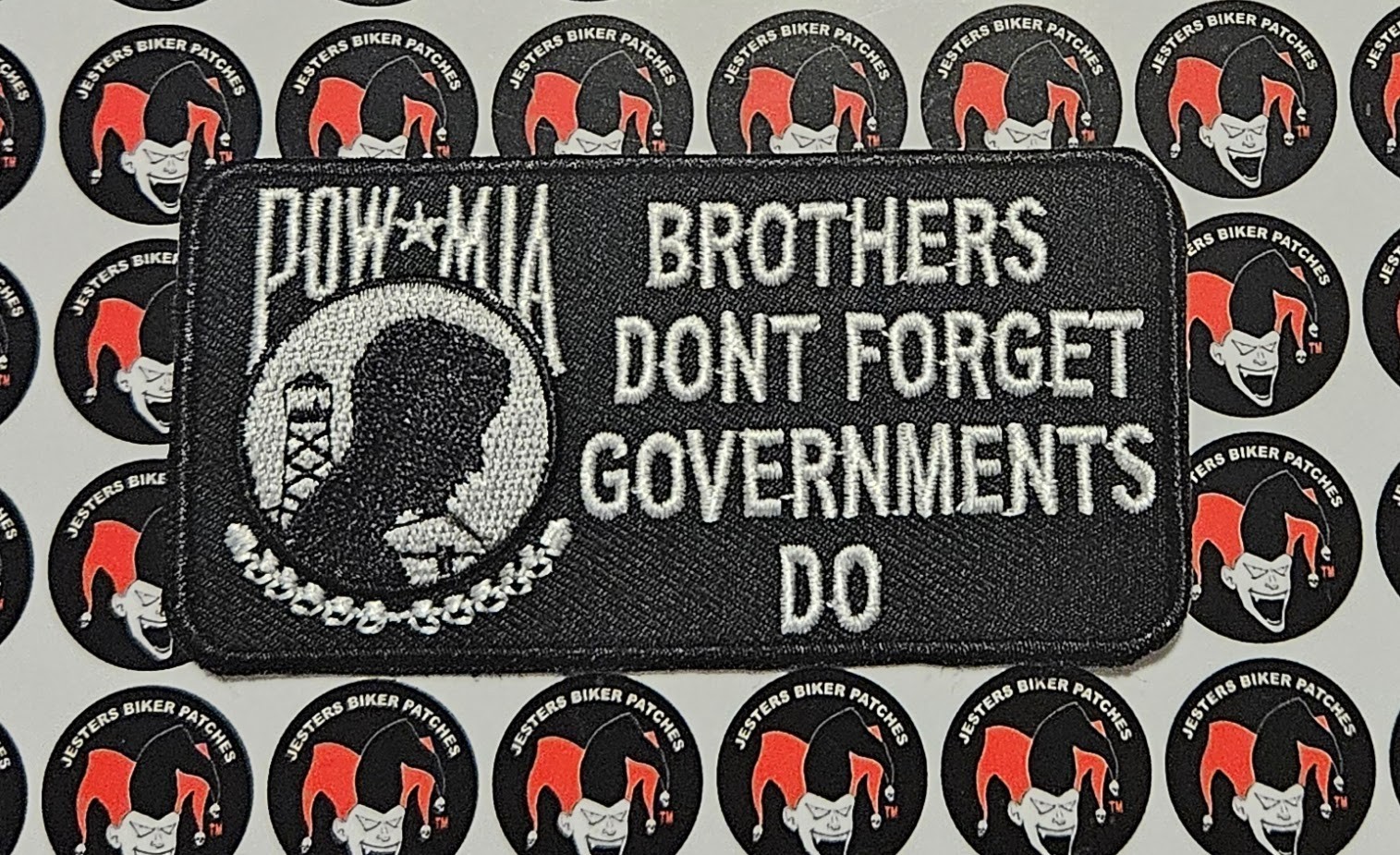POW MIA Embroidered Patch TJD012