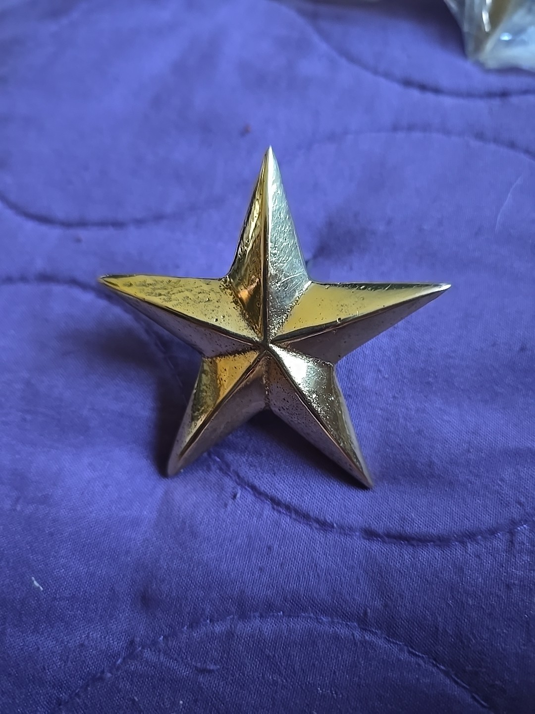 Western Cowboy Tack (Set 2) Rustic Gold Star Conchos 2"