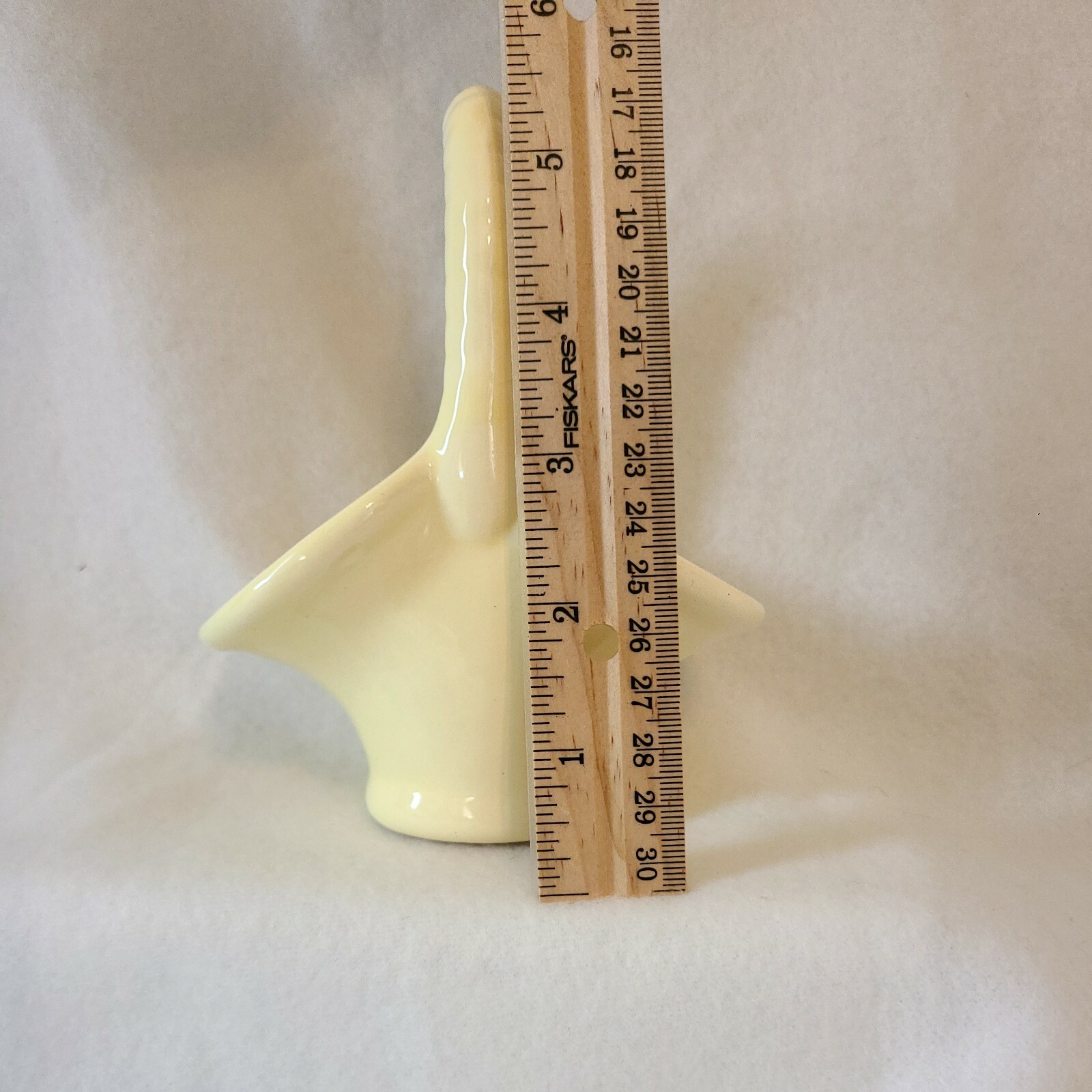 Small Yellow Basket ceramic