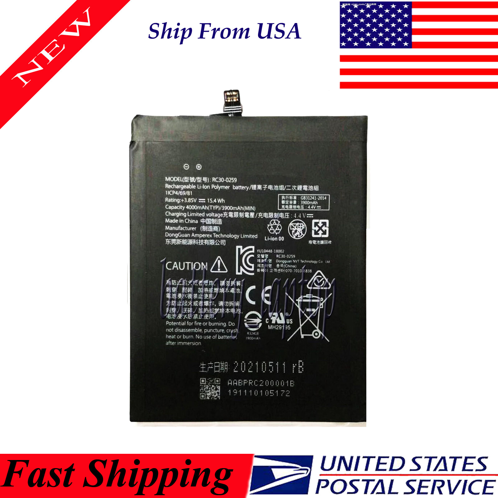 for Razer phone 2 battery replacement Model: RC30-0259