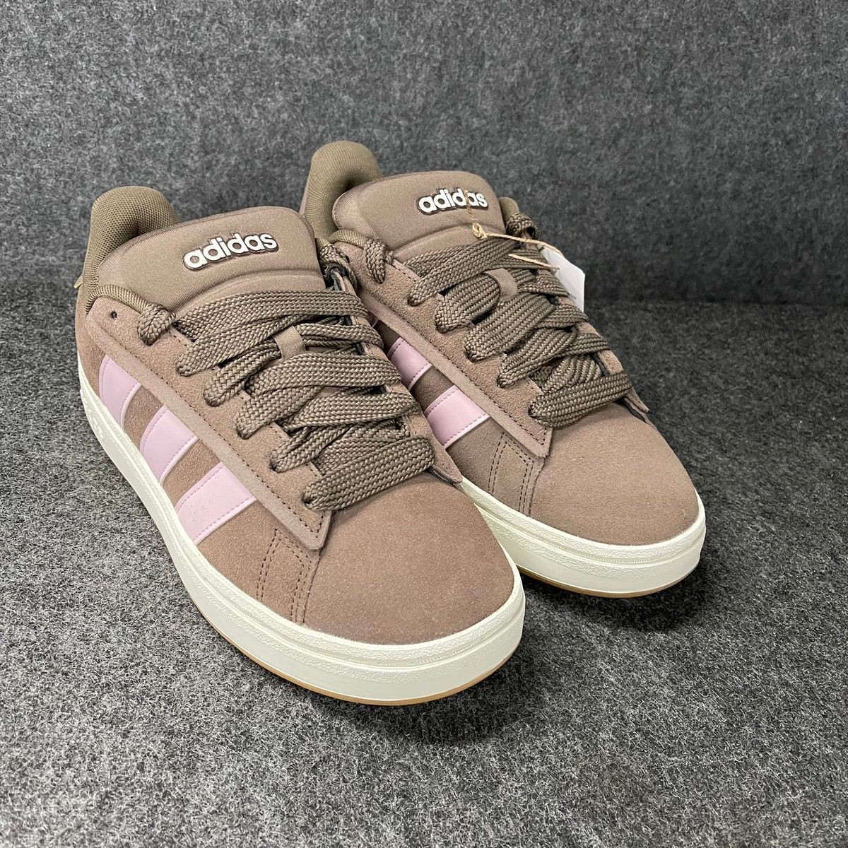 ADIDAS Grand Court Alpha 00s Shoes Women's Size US 9 Brown/Pink JR0541