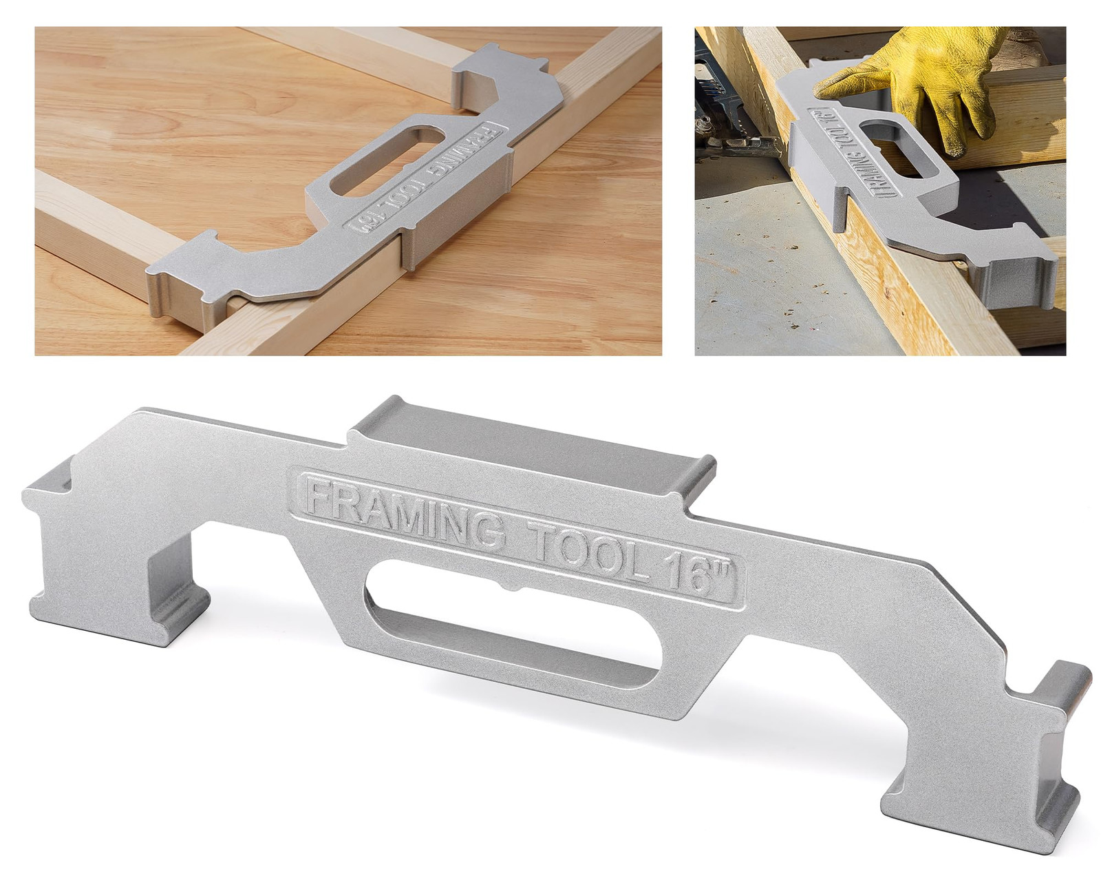 Framing Tool, 16 Inch On-Center Framing Tools, 100% Cast Aluminum Framing Spa...