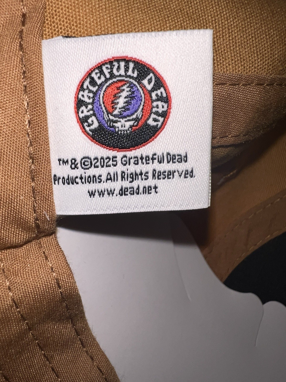 Grateful Dead Dancing Bears Snapback Hat Brown Blue Mad Engine One Size