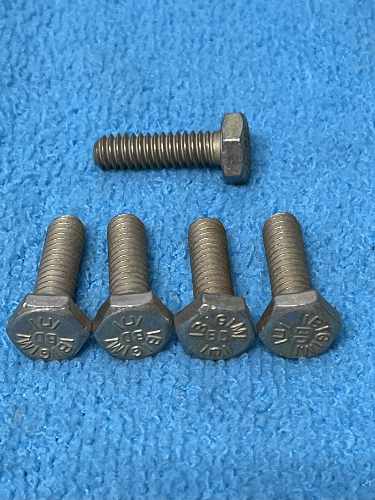 NUCOR FASTENER ~ MS90728-7 ~ HEXAGON HEAD CAP SCREW (LOT OF 5)