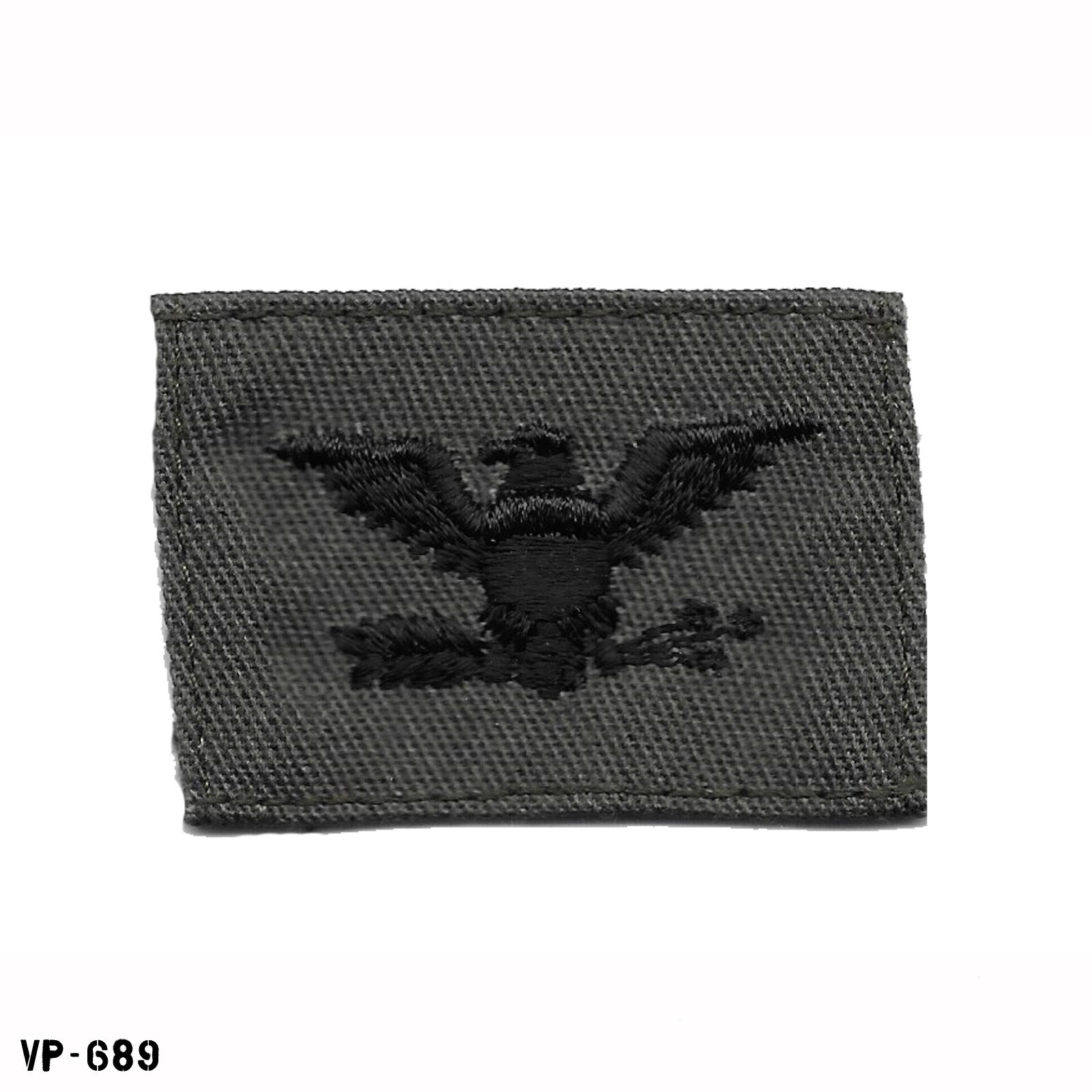 USN BDG Subdued Captain CAPT O-6 Cap Device Embroidered Patch ~ Vanguard USA NEW