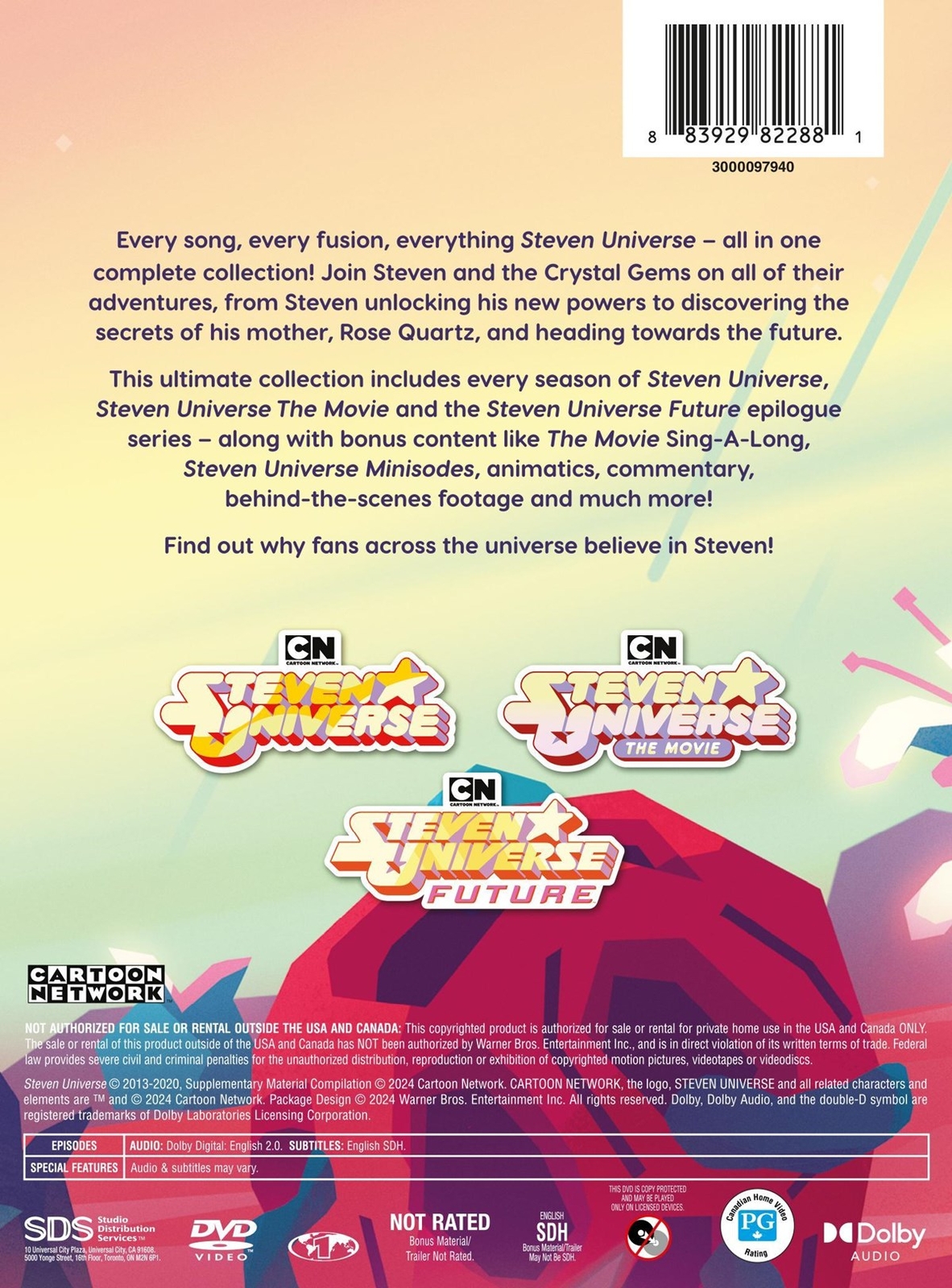 Steven Universe The Complete Collection DVD NEW