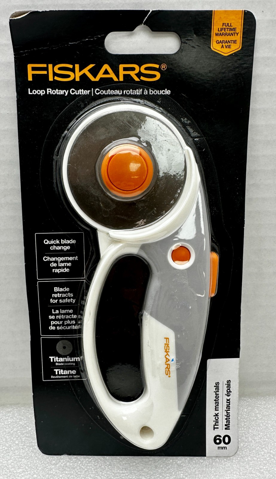 Fiskars 60mm Loop Rotary Cutter 118430
