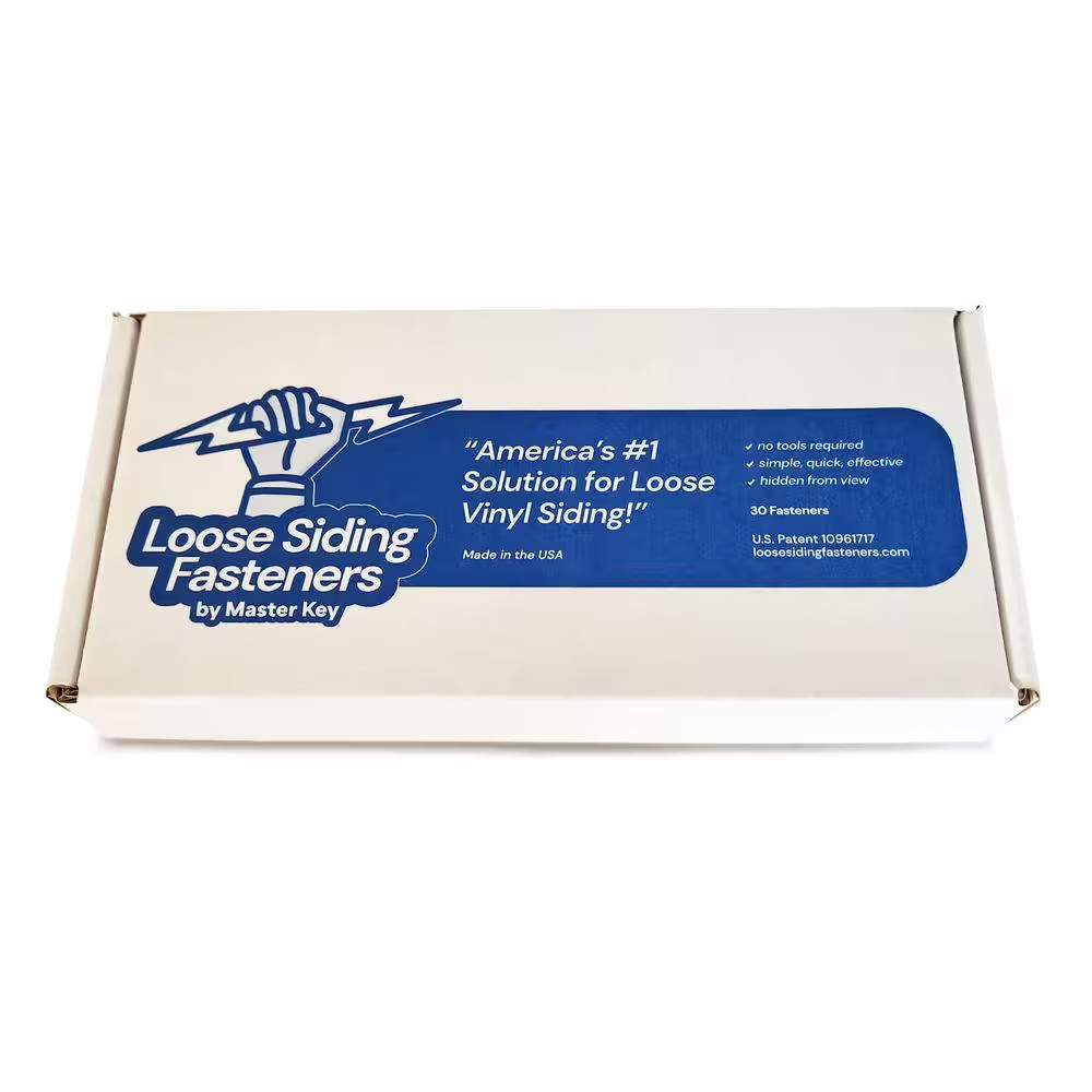 30-Pack, Simple, Quick and Effective Secure Vinyl Siding That Continually Unlock