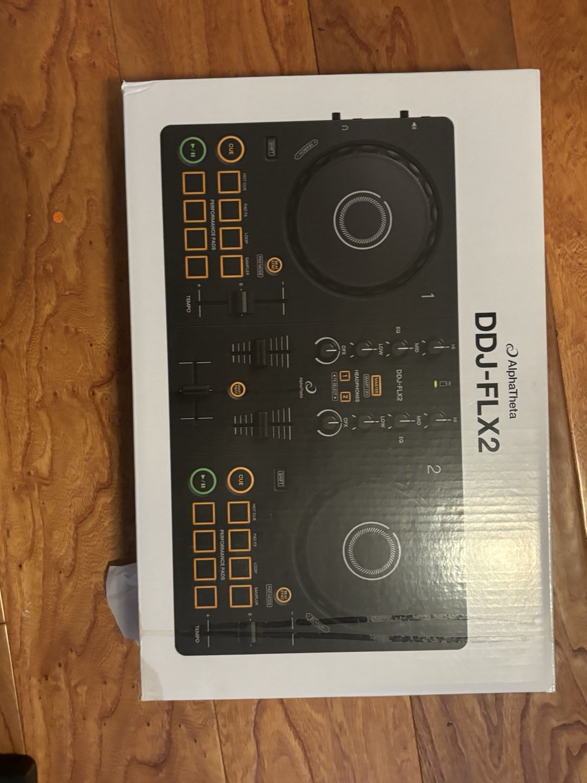 AlphaTheta DDJ-FLX2 Double Deck DJ Controller, Performance Pads, Loop/Sampler, …
