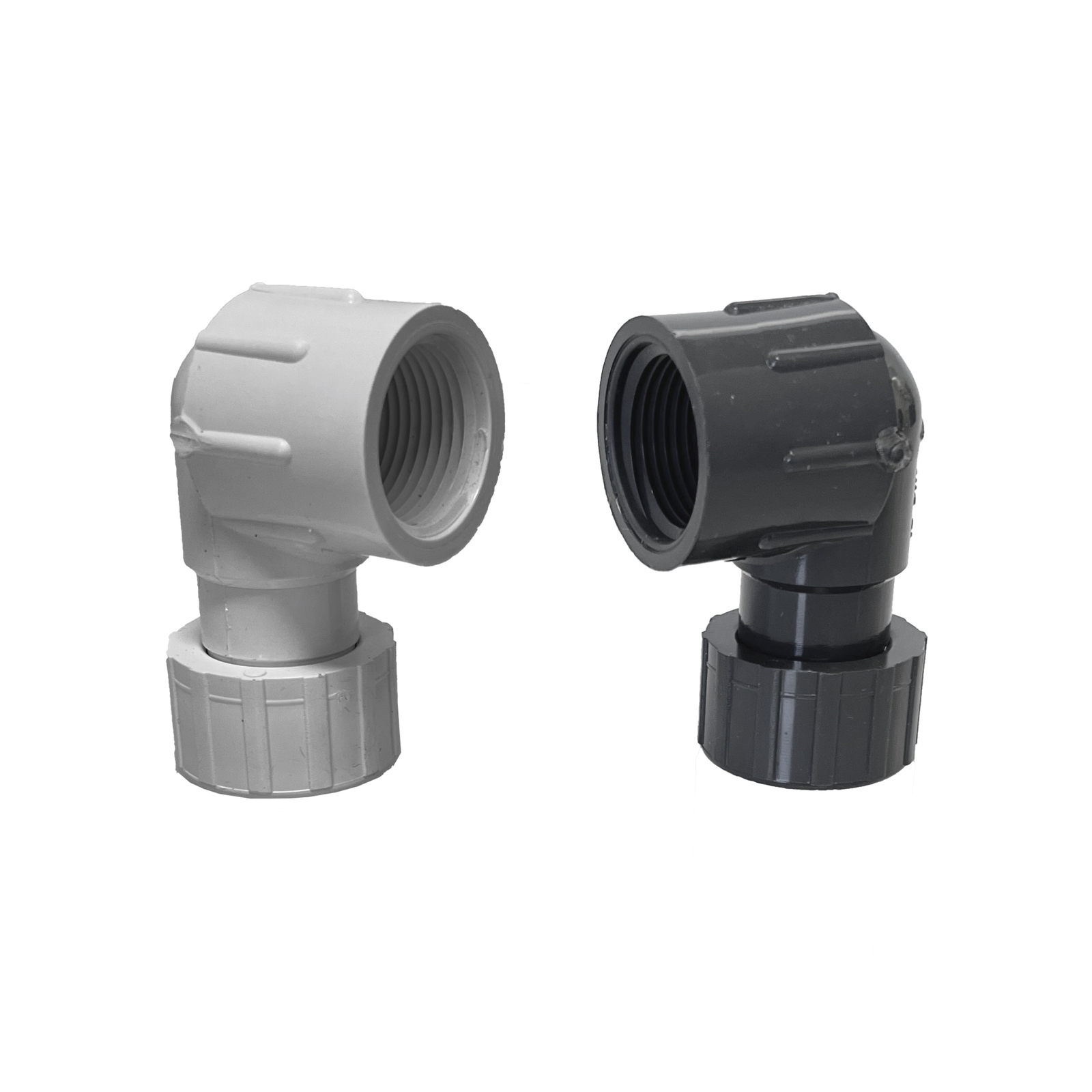 Dura Schedule 40 PVC 90 Elbow Adapter - FPT x FHT Swivel
