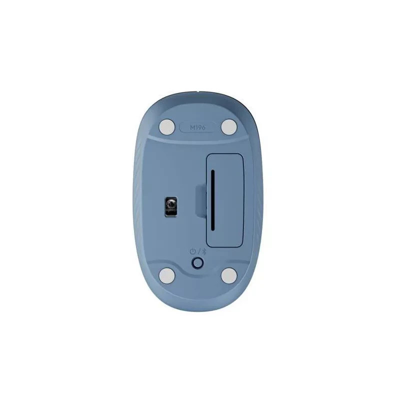 Logitech M196 Lightweight Bluetooth Wireless Optical Mouse Compact 3-Button Blue