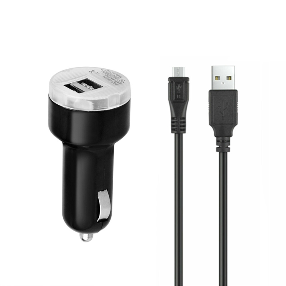 Car Charger+USB for Verizon Samsung Galaxy Tab A 8.0 (2018) SM-T387V T387 Tablet