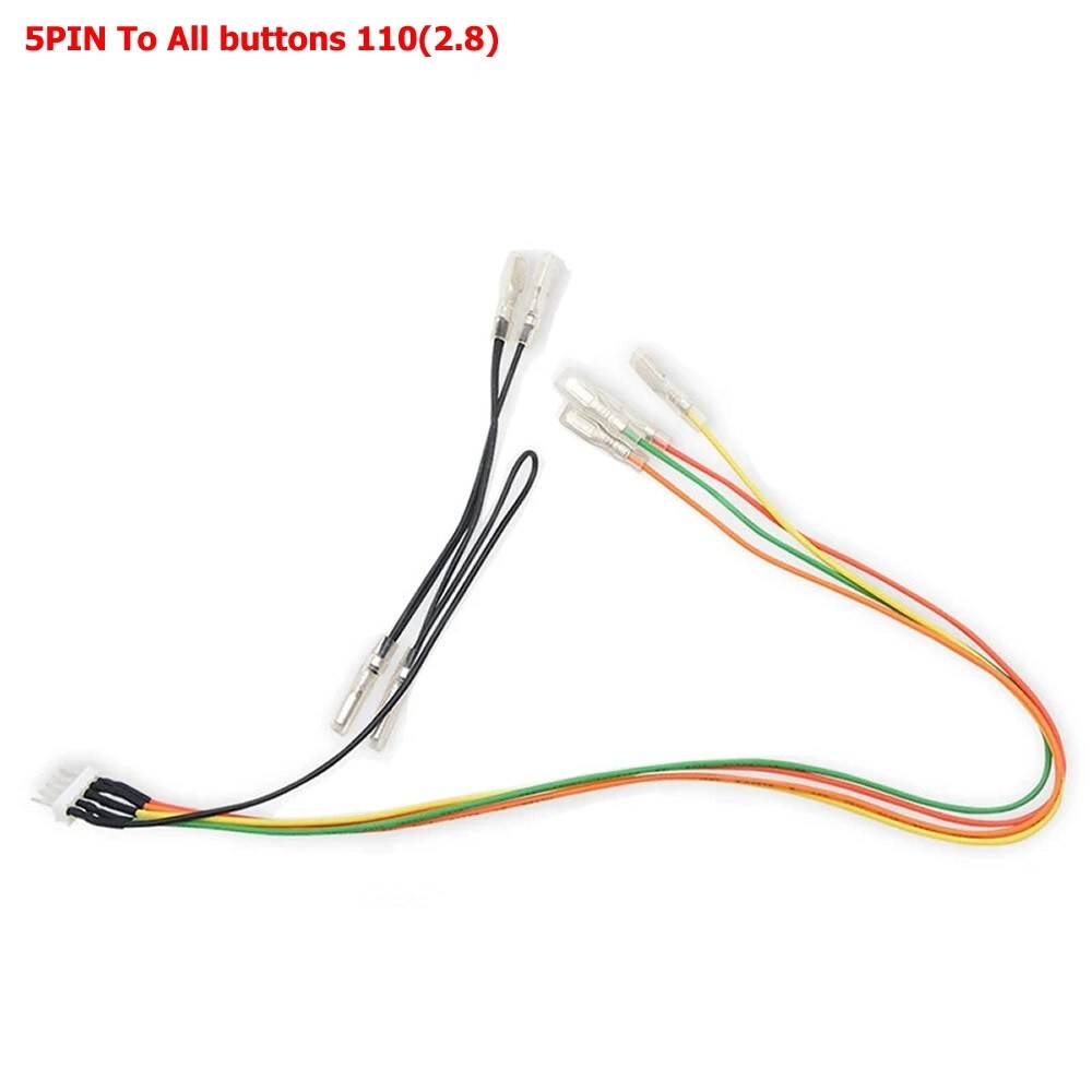 Joystick 5 Pin to 2.8mm (.110")  All Button Leverless Conversion Harness