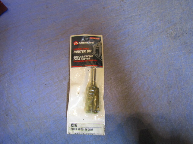 Amana Tool 45249 Carbide Tipped Straight Plunge High Production 5/8 Dia x 1-1/4