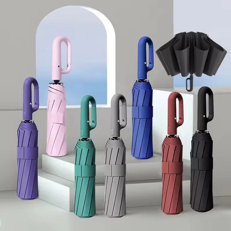Automatic Umbrella for Men Women  Automatic Folding Large Rib Strong