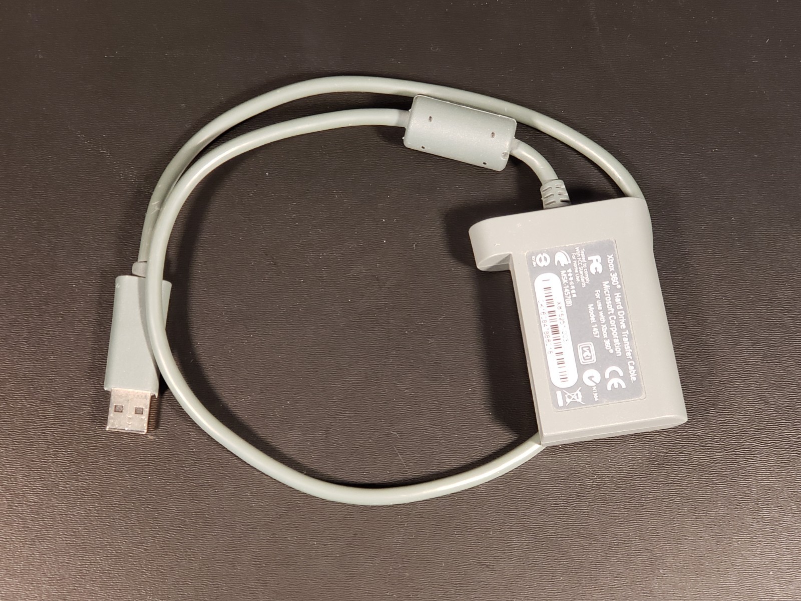 Official Microsoft XBOX 360 Hard Drive Transfer Cable Model 1457