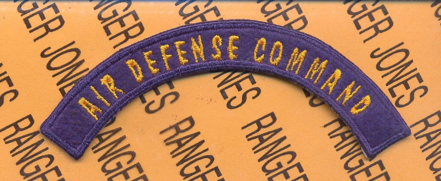 USAAF Army Air Force AIR DEFENSE COMMAND ADC tab arc patch