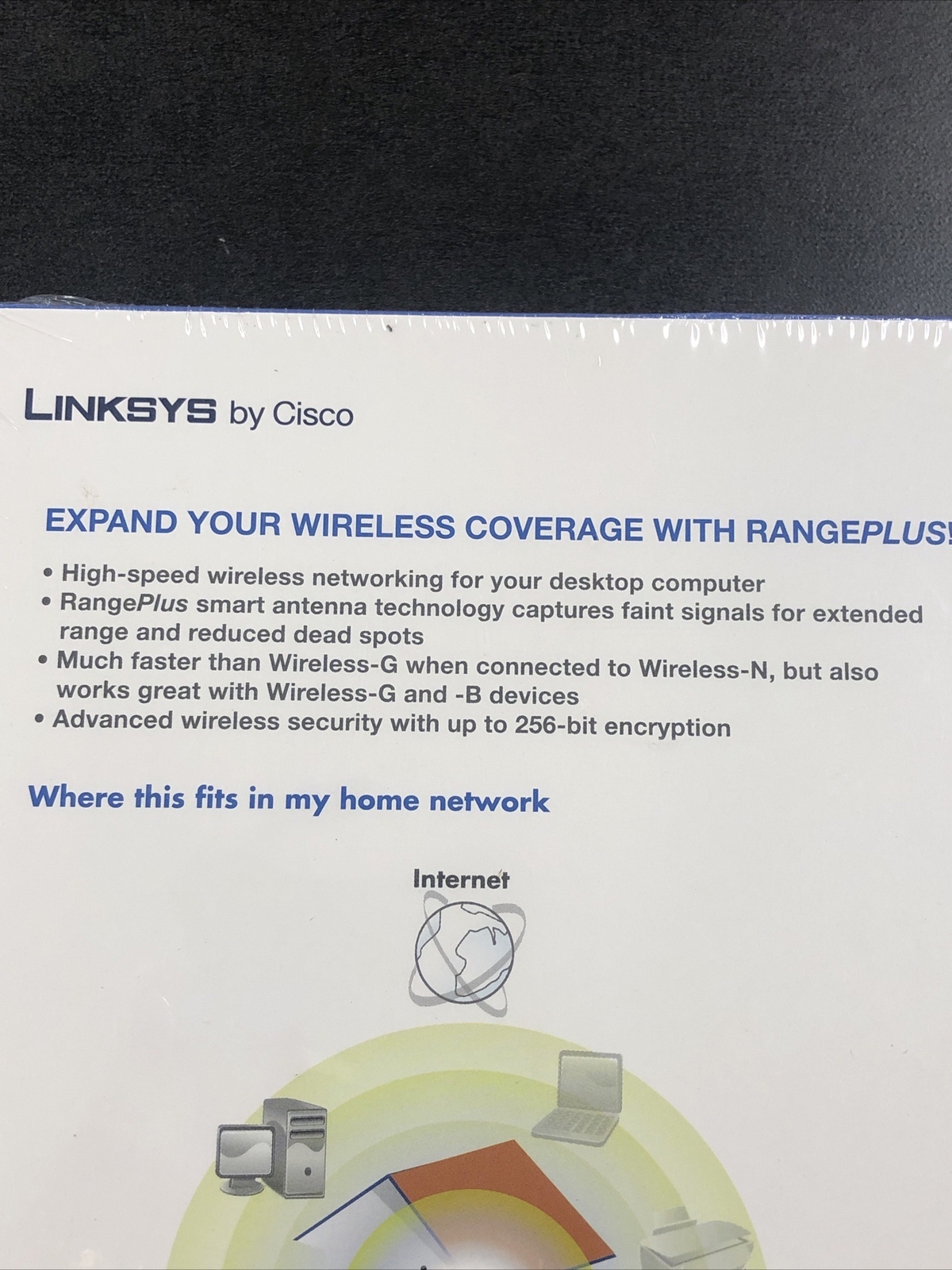 Linksys WMP110 RangePlus Wireless PCI Adapter