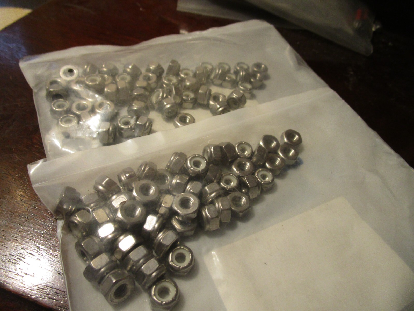 #10-32 Grade 18-8 NM Stainless Steel Nylon Insert Lock Nut QTY 100