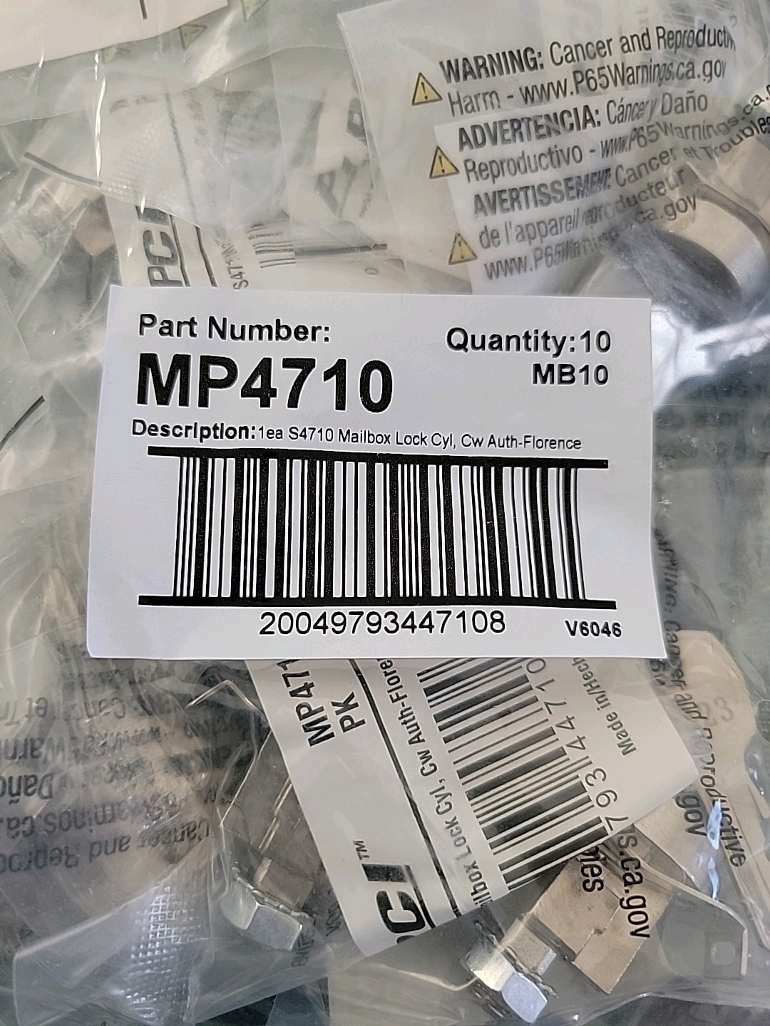 (10) Prime-Line MP4710 Mailbox Lock – Replacement, Multipurpose Mailbox Lock #4