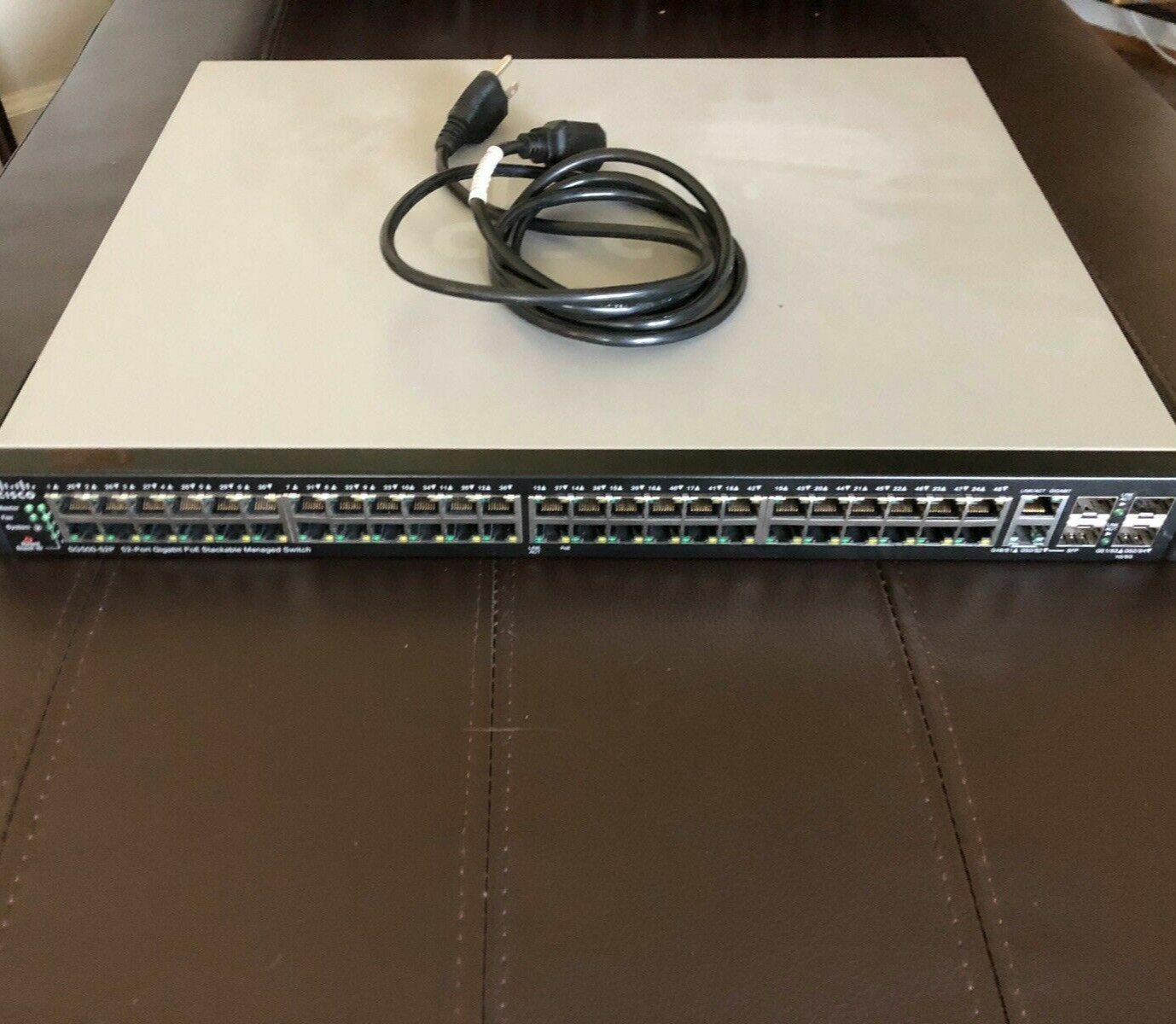 Cisco SG500-52P-K9  48 Port Gigabit Ethernet PoE+ 2xGE/2x5GE SFP SG500 52P