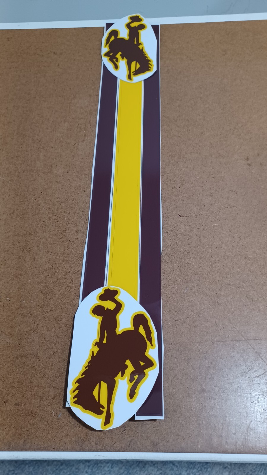 Wyoming Cowboys  Full Size Football Helmet Decals JOSH ALLEN 20 Mils