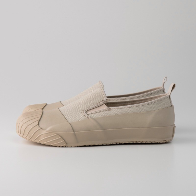 Moonstar FINE VULCANIZED ALW SLIP-ON BEIGE Made in Japan