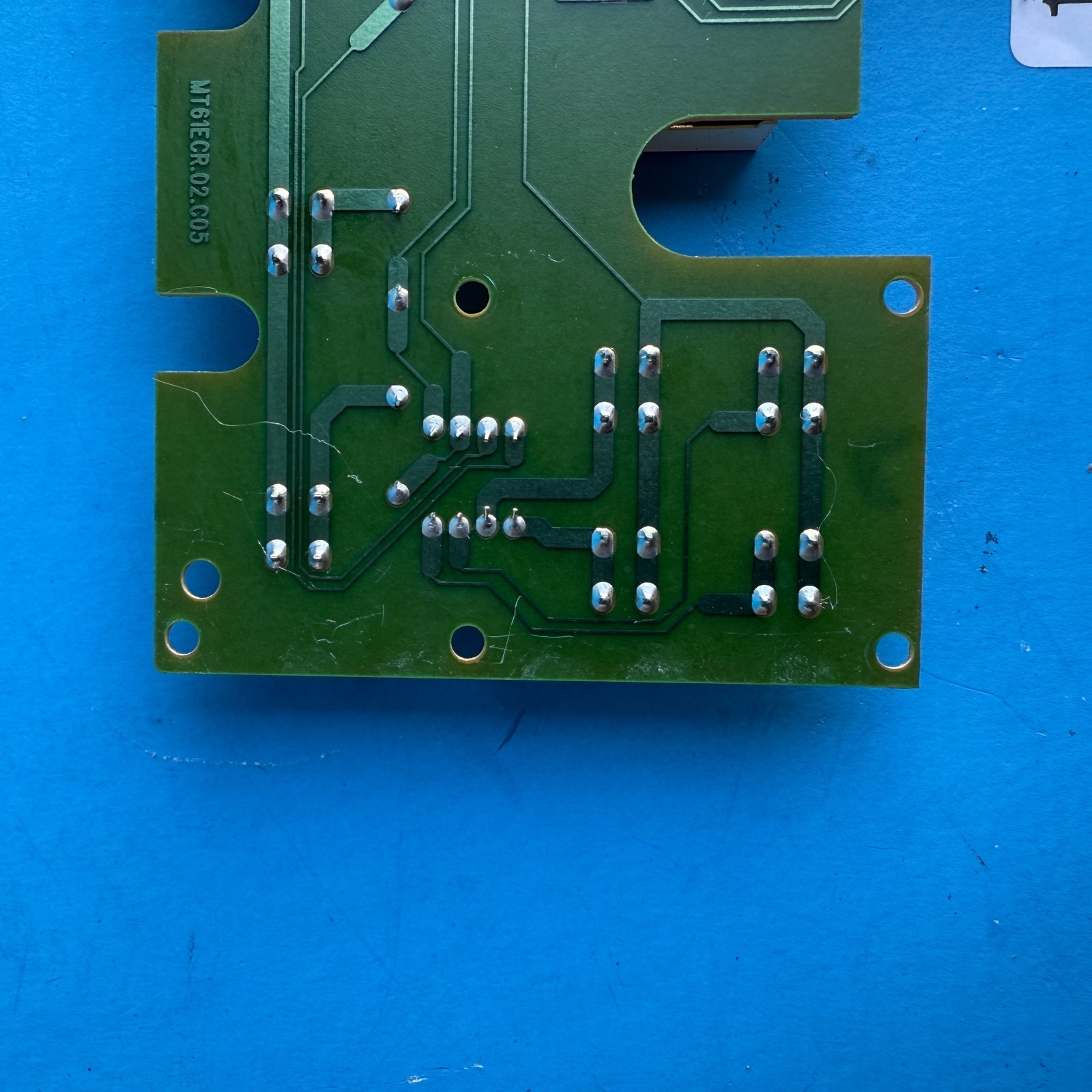 M-AUDIO Oxygen 49 MIDI Keyboard Part: Display & Transpose Buttons Circuit Board