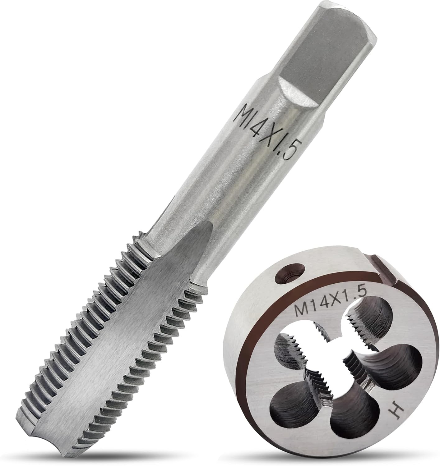 M14X1.5 Tap and Die Set, Metric Right Hand M14 x 1.5 Tap Die Set, 14 x 1.5mm Hig