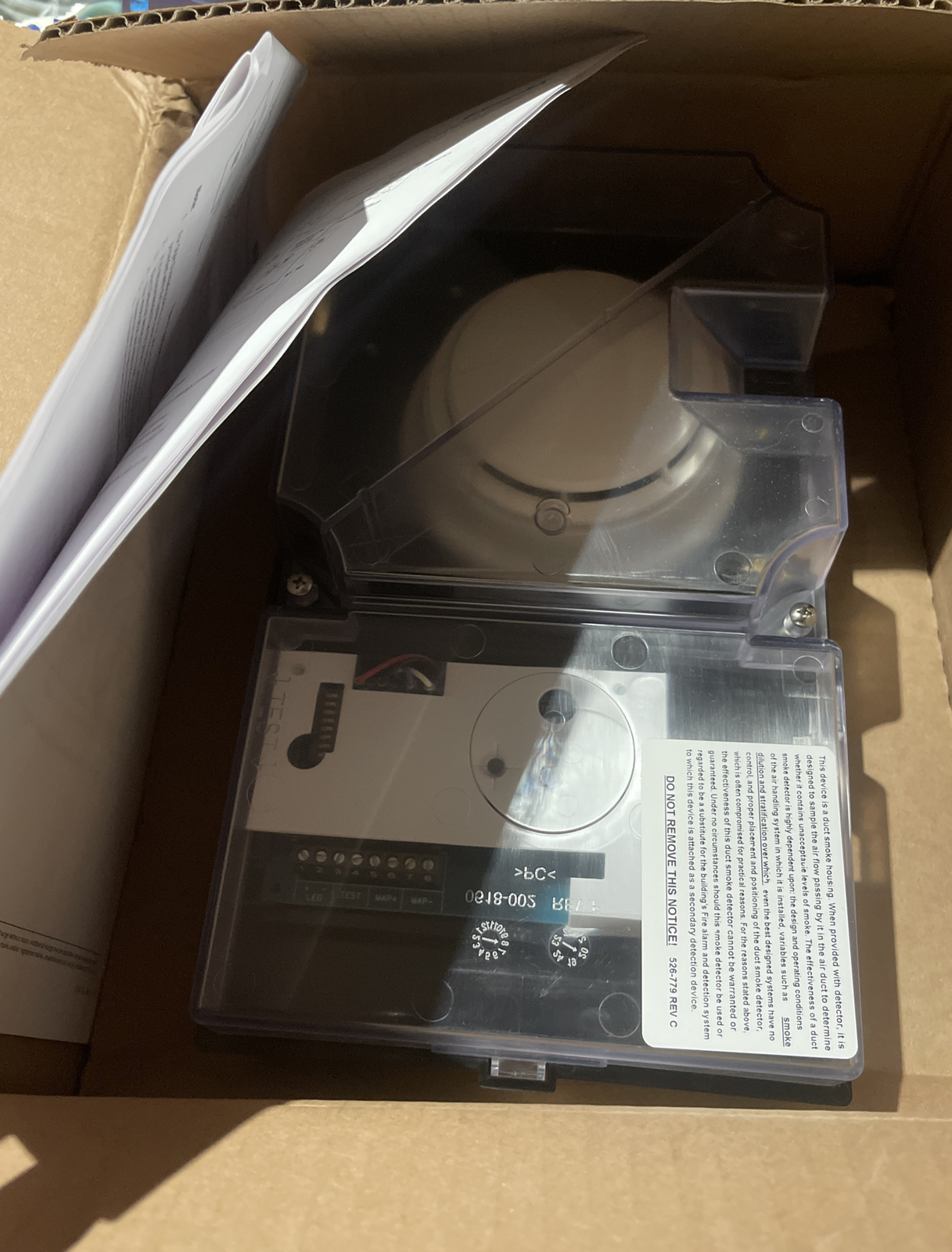 Simplex 4098-9755 Duct Sensor Housing Brand * New in Box
