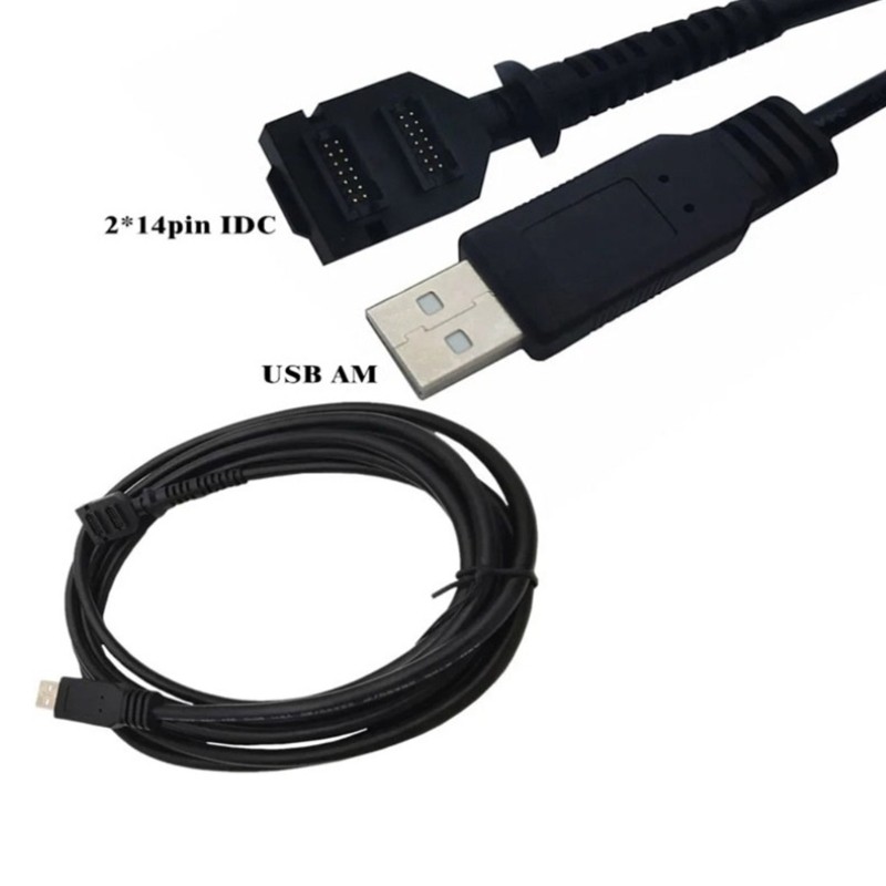 10ft Power Charging USB Cable With 2X 14Pin Connectors For VX805 VX820