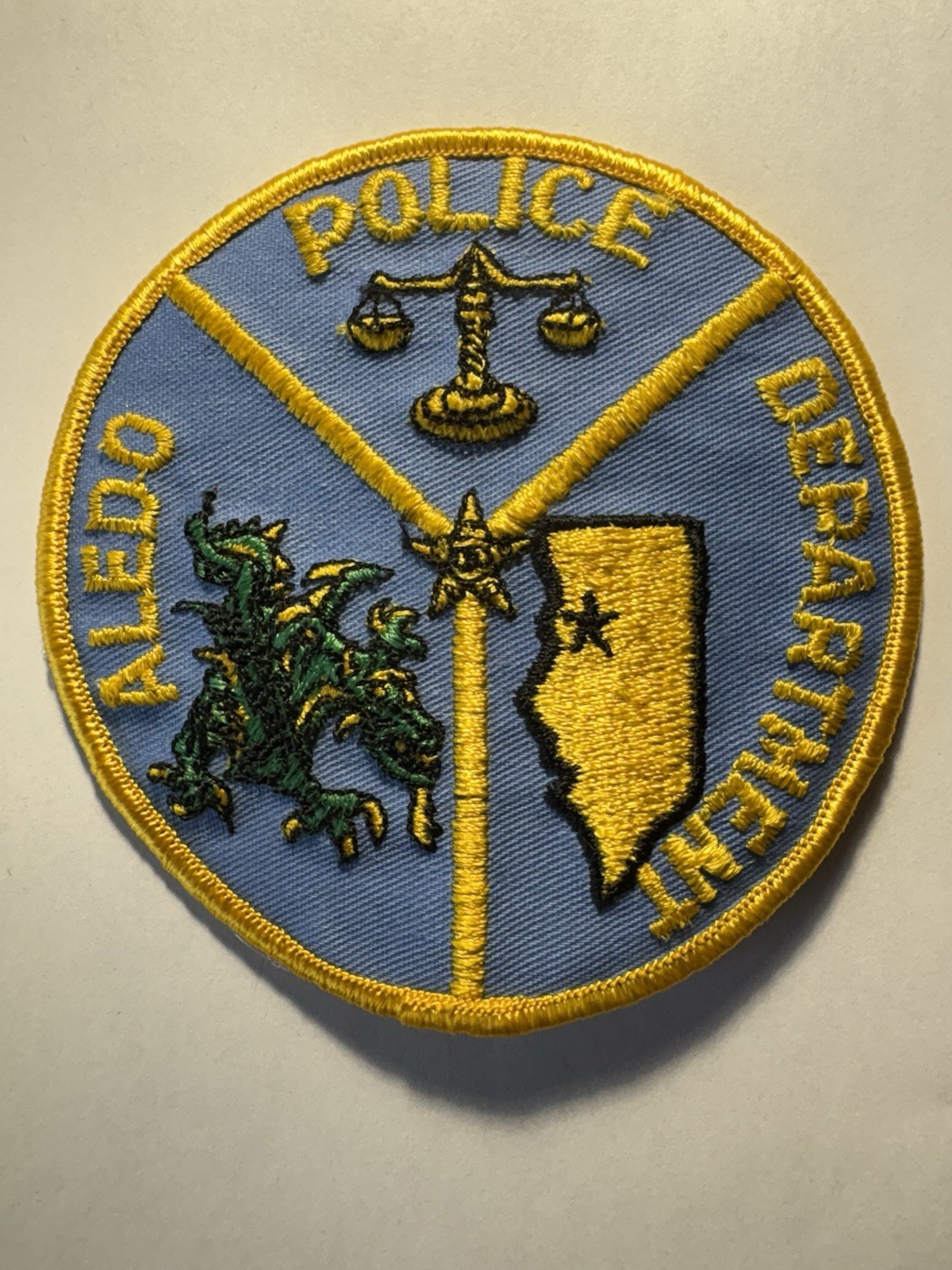 Aledo Illinois Police Patch
