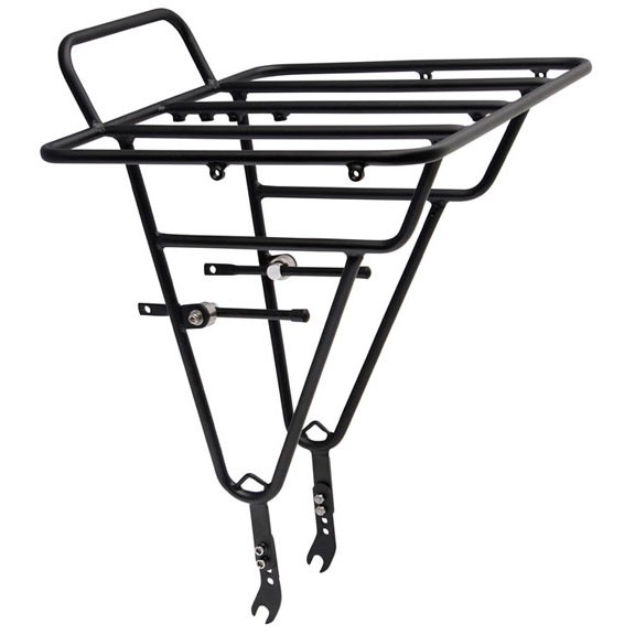 Soma Deluxe Porteur Front Cargo Rack - Black, Stainless Steel or CrMo, 14"x12"