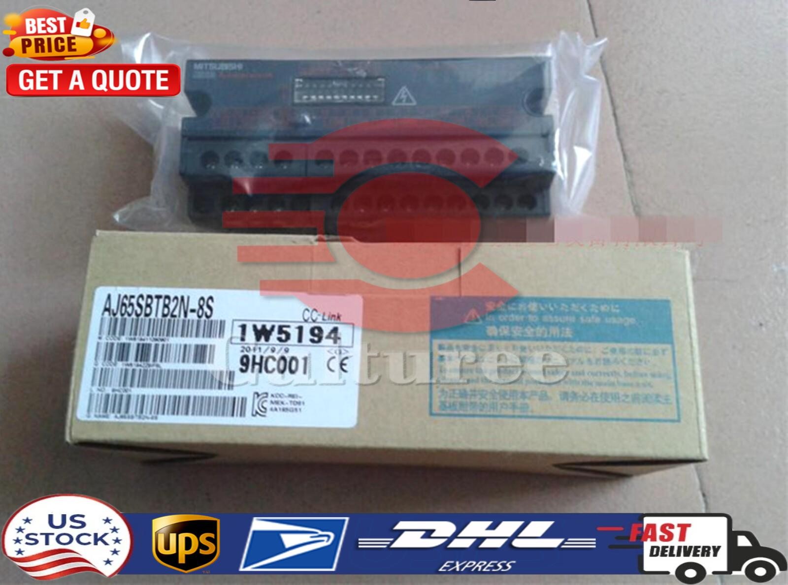 NEW MITSUBISHI AJ65SBTB2N-8S CC-Link System Small Type Remote I/O Module