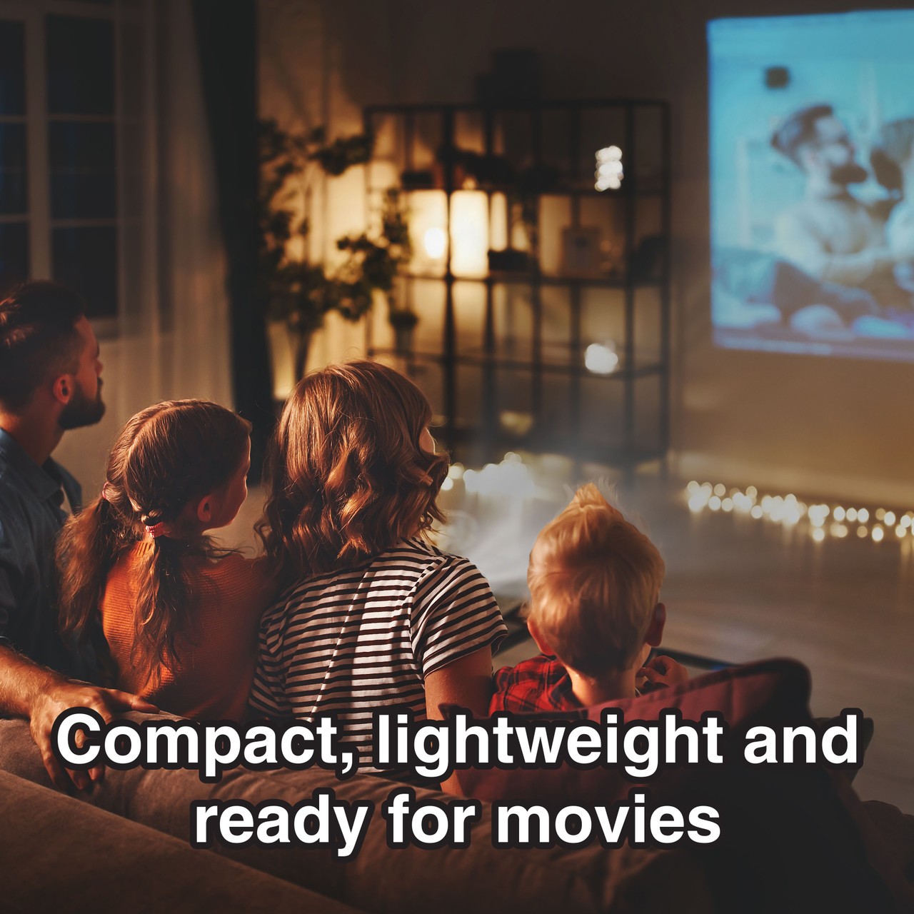 Laser 1080p Android 13 Smart Projector Auto Focus 210 Tilt