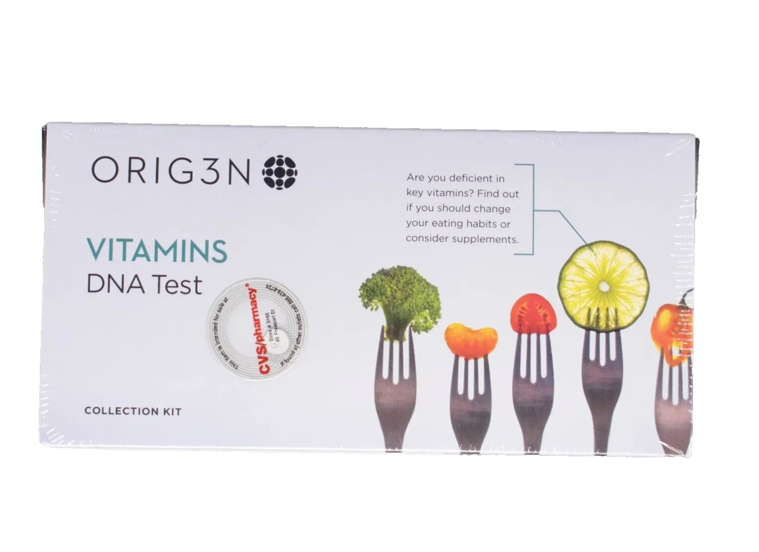 Orig3n Vitamins DNA Test Collection Kit, New