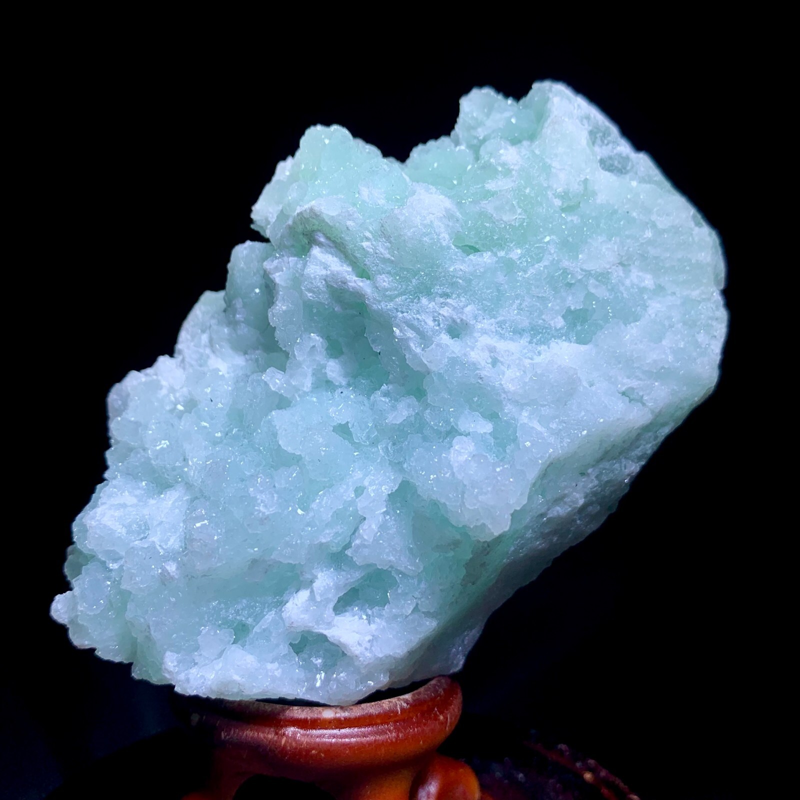 110G Beautiful Natural Prehnite With Babingtonite Mineral Specimen/China
