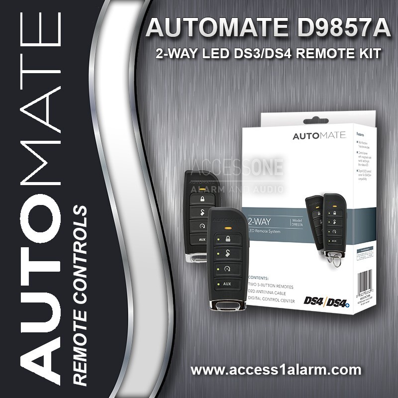 NEW Automate D9857A 2-Way LED 1-Mile Remote Kit With Antenna For DS3 and DS4