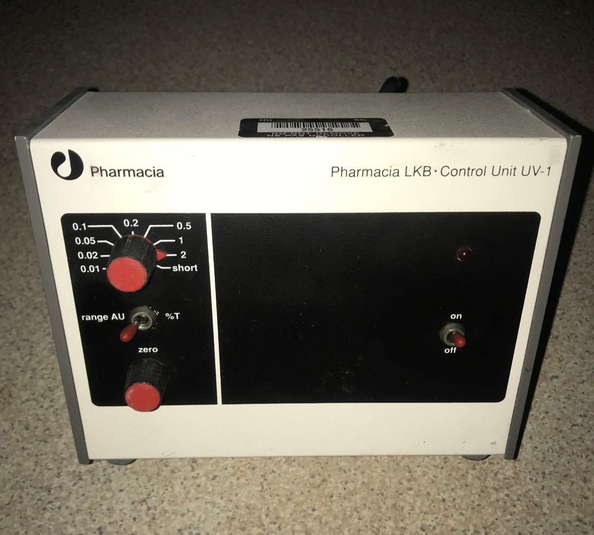 Pharmacia LKB Control Unit UV-1, used