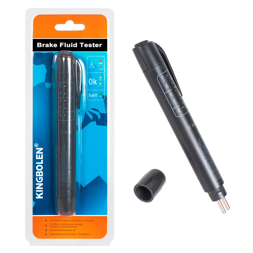 Brake Fluid Tester Pen Oil Testing Moisture Diagnostic Tool For DOT3 DOT4 DOT5