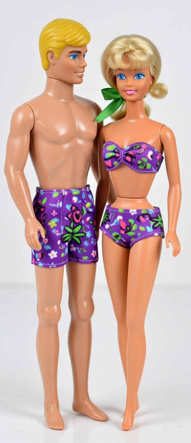 BARBIE KEN Doll Sewing Pattern Simplicity 9054 Outfits Alan Andy