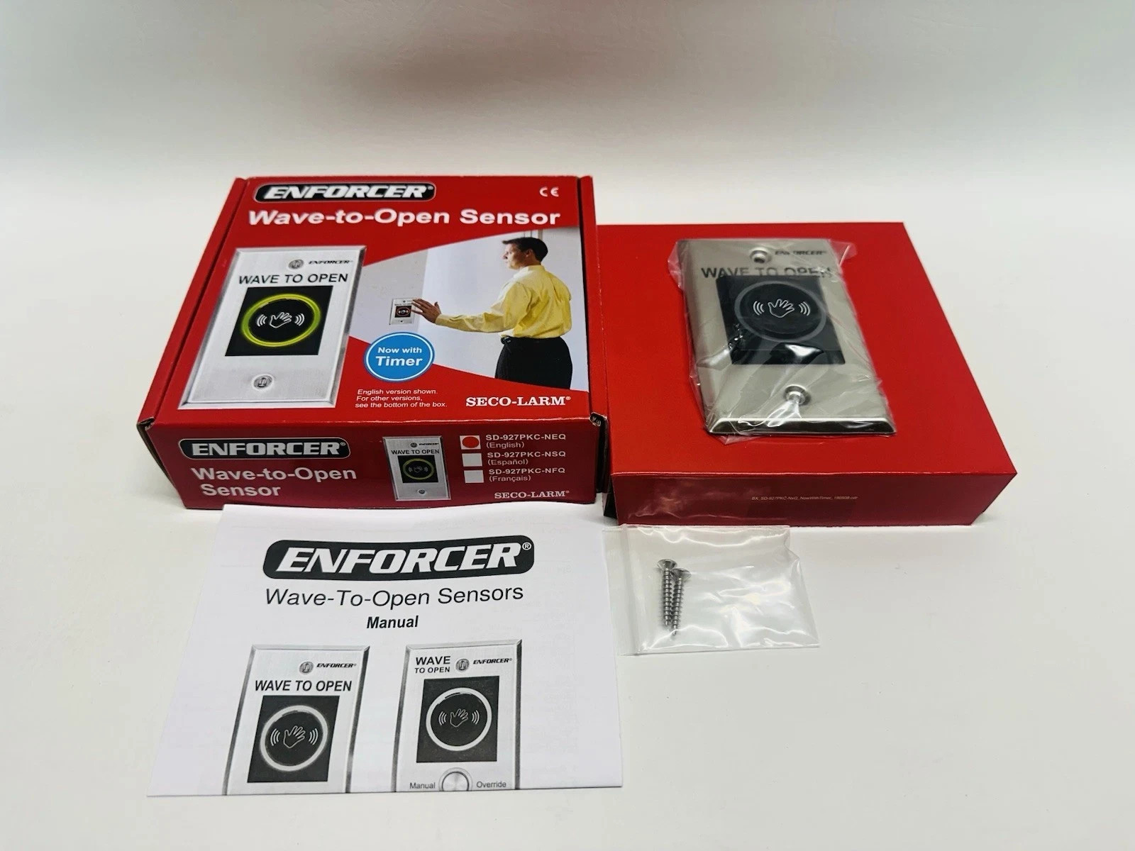 SECO-LARM Enforcer No Touch Request-to-Exit Sensor SD-927PKC-NEQ Boxed