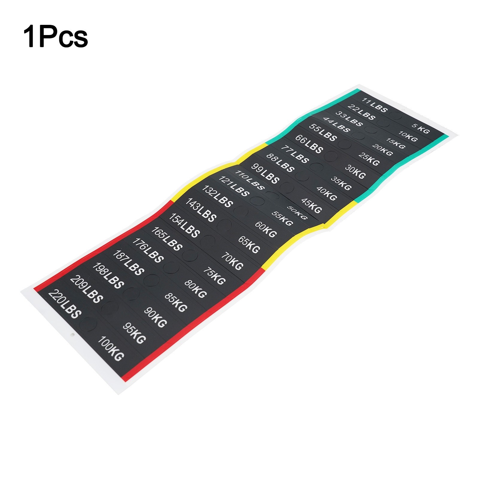 Upgrade Your Workout Session with Clear Weight Identification Stickers